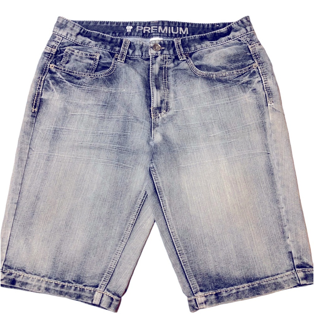 Route 66 Premium Dark Blue Jean Shorts Size 36